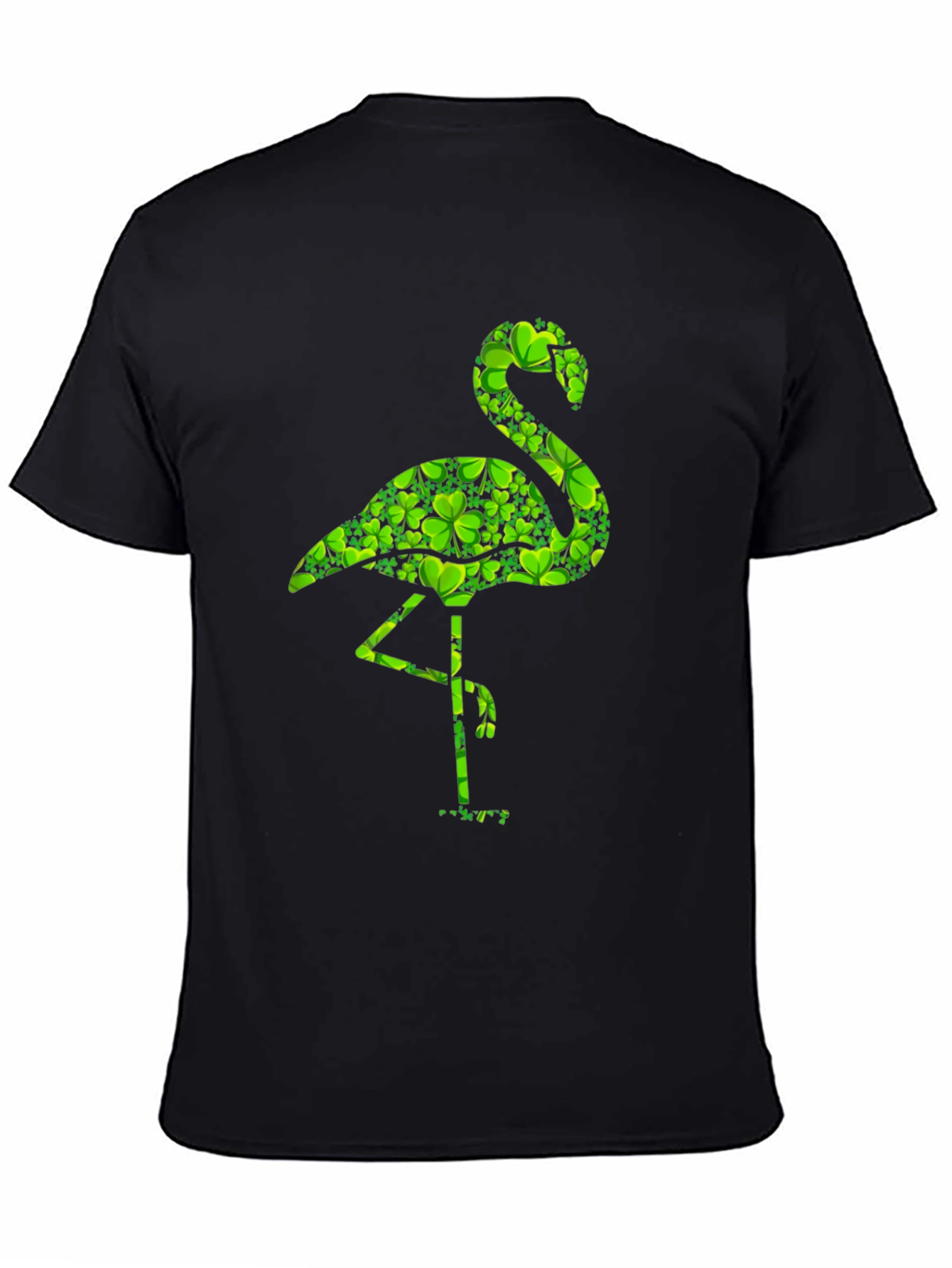 St. Patricks Day Flamingo Shamrock T-Shirt