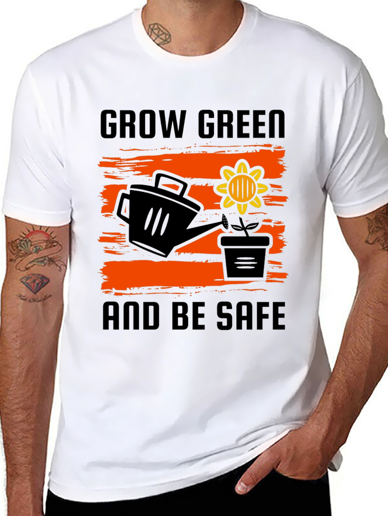 Grow Green T-Shirt - Be Safe