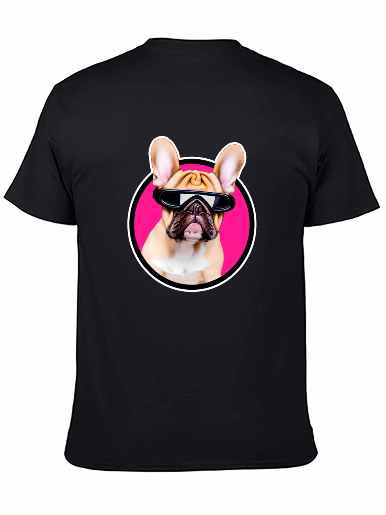 Cool Dog T-Shirt: French Bulldog with Sunglasses