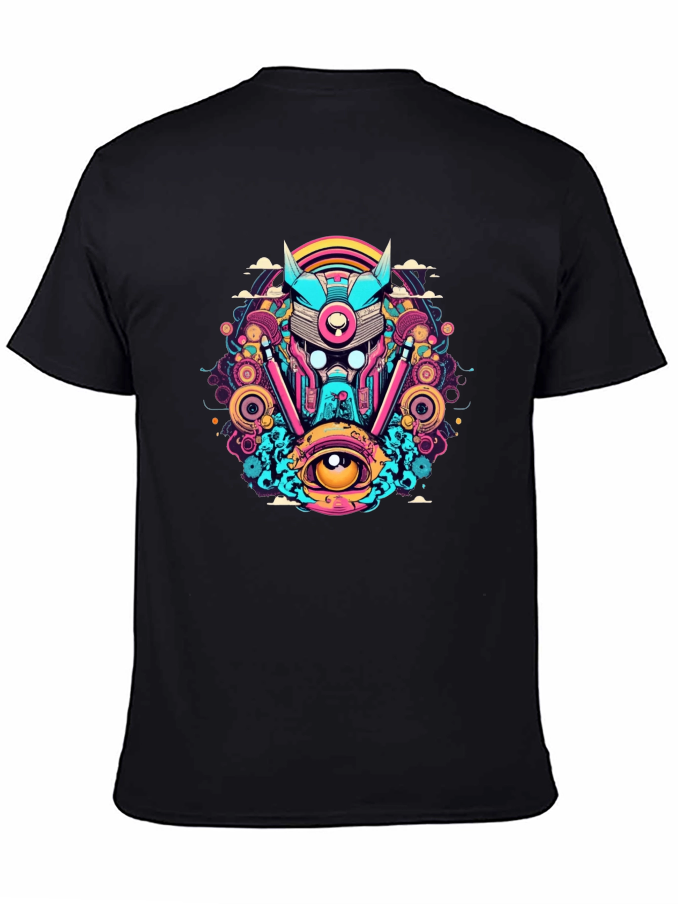 Cyberpunk Graphic T-Shirt - Vivid Design