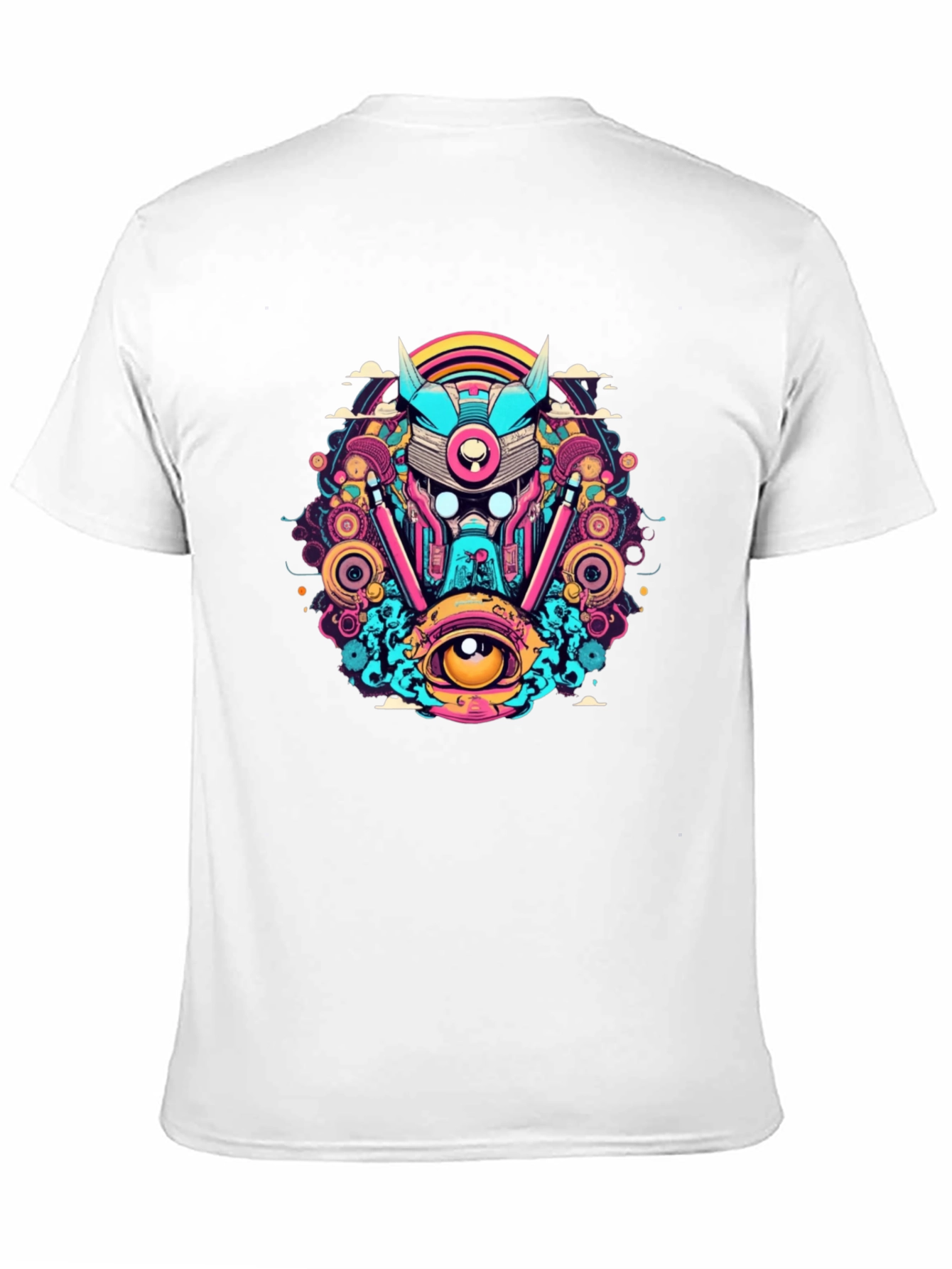 Cyberpunk Graphic T-Shirt - Vivid Design
