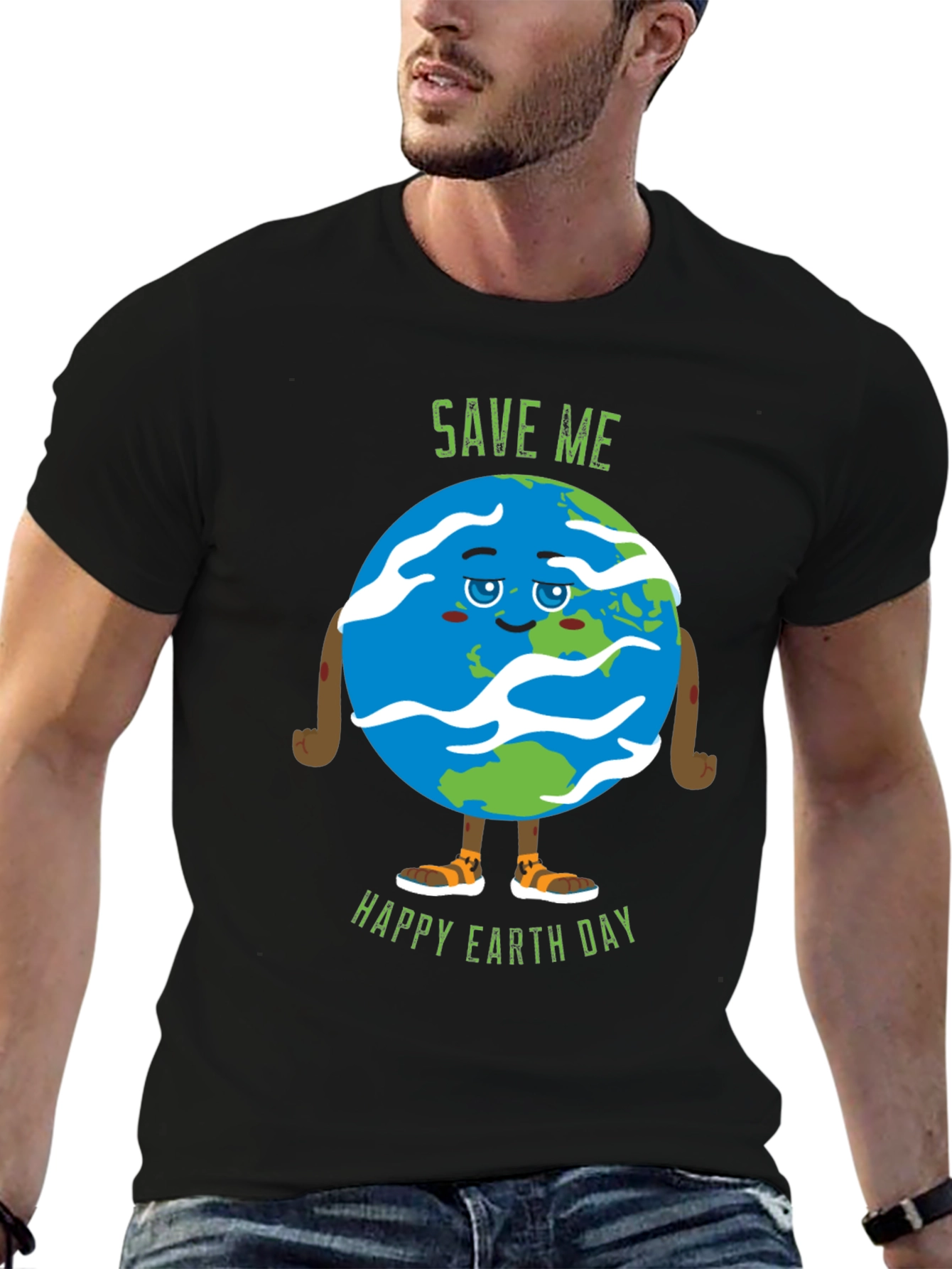 Save Me Happy Earth Day Graphic Tee