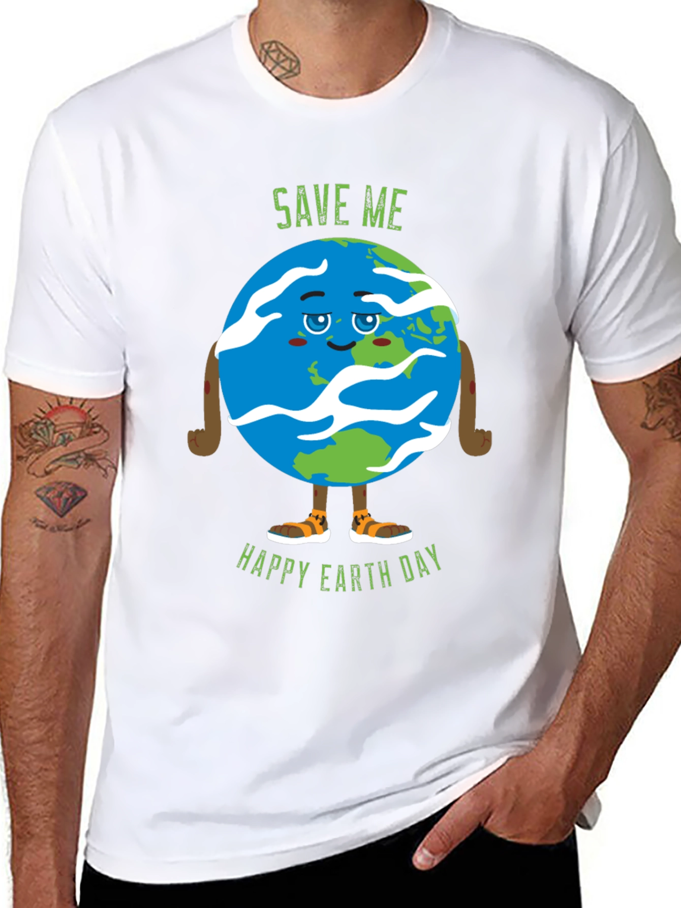 Save Me Happy Earth Day Graphic Tee