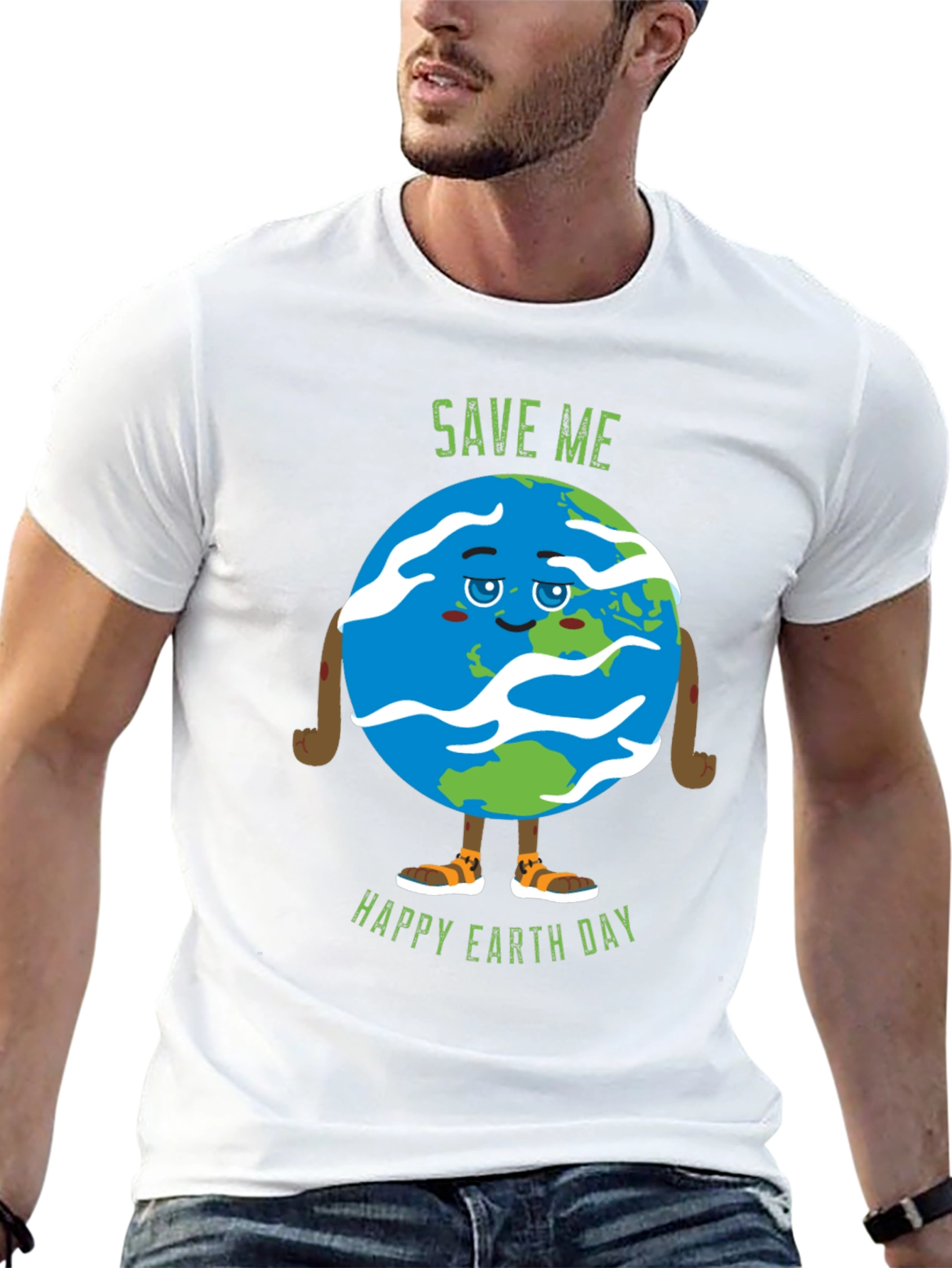 Save Me Happy Earth Day Graphic Tee