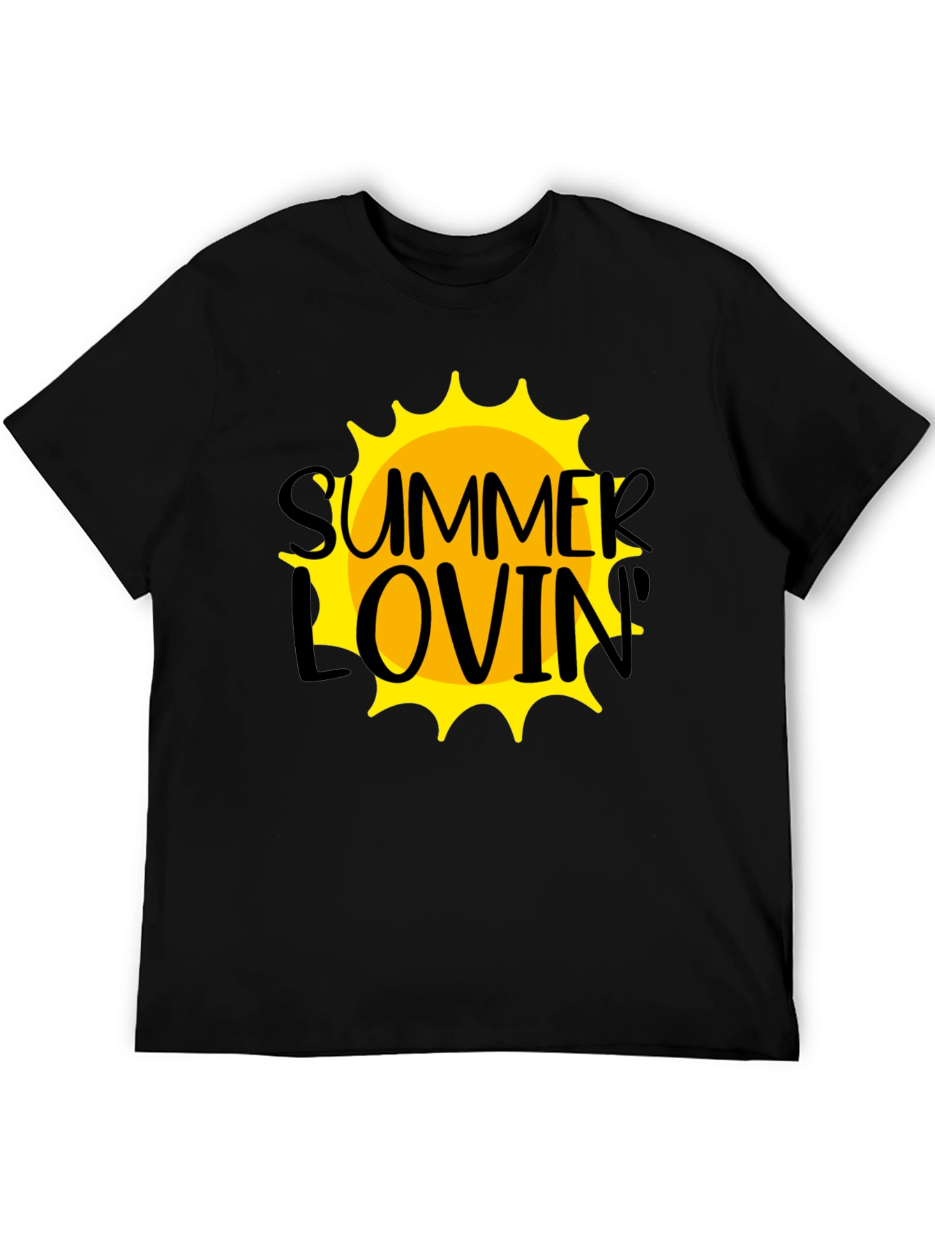 Summer Lovin Graphic T-Shirt - Black