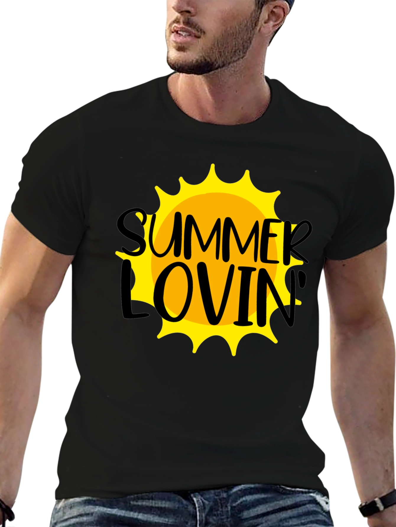 Summer Lovin Graphic T-Shirt - Black
