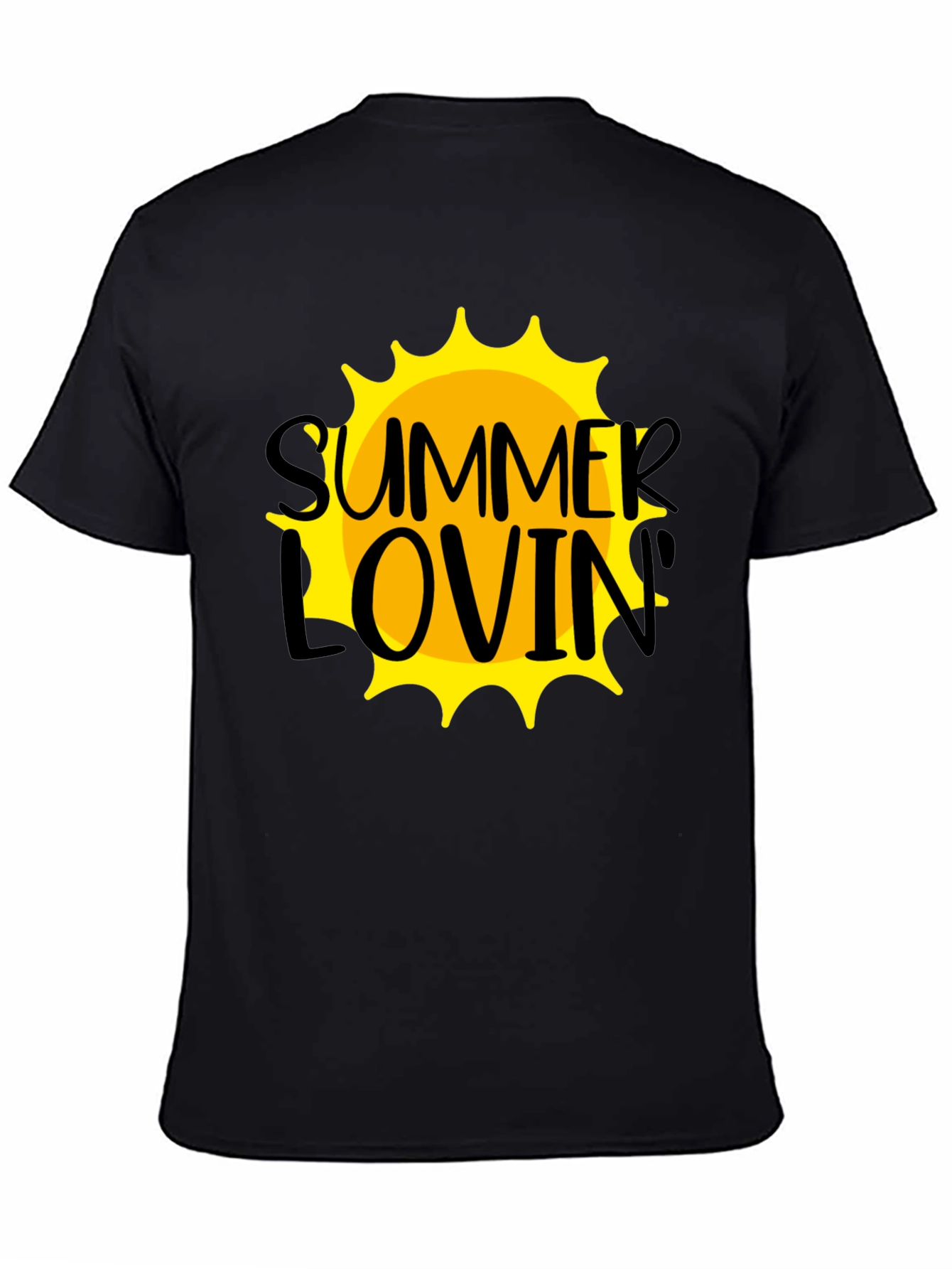 Summer Lovin Graphic T-Shirt - Black