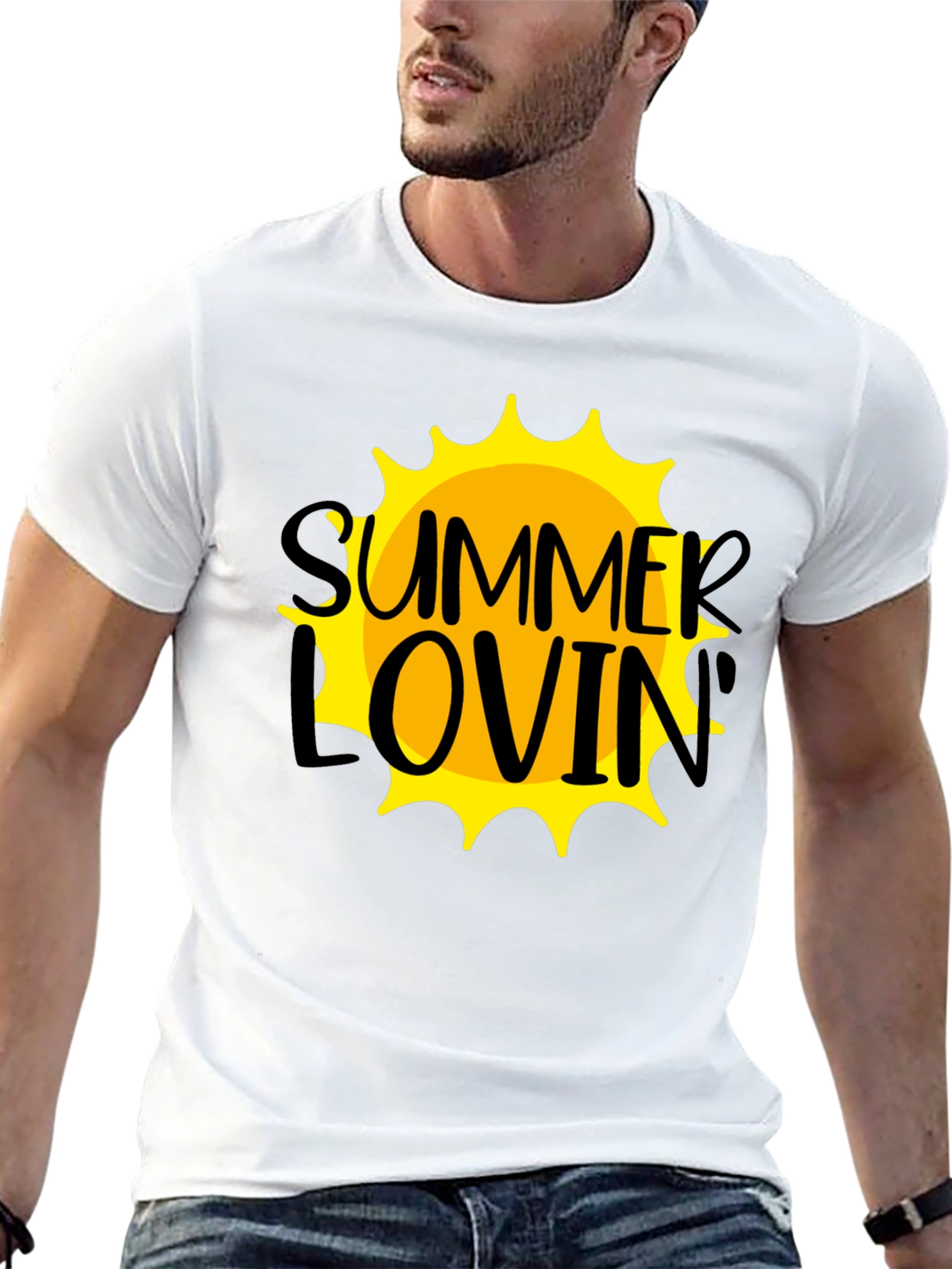 Summer Lovin Graphic T-Shirt - Black