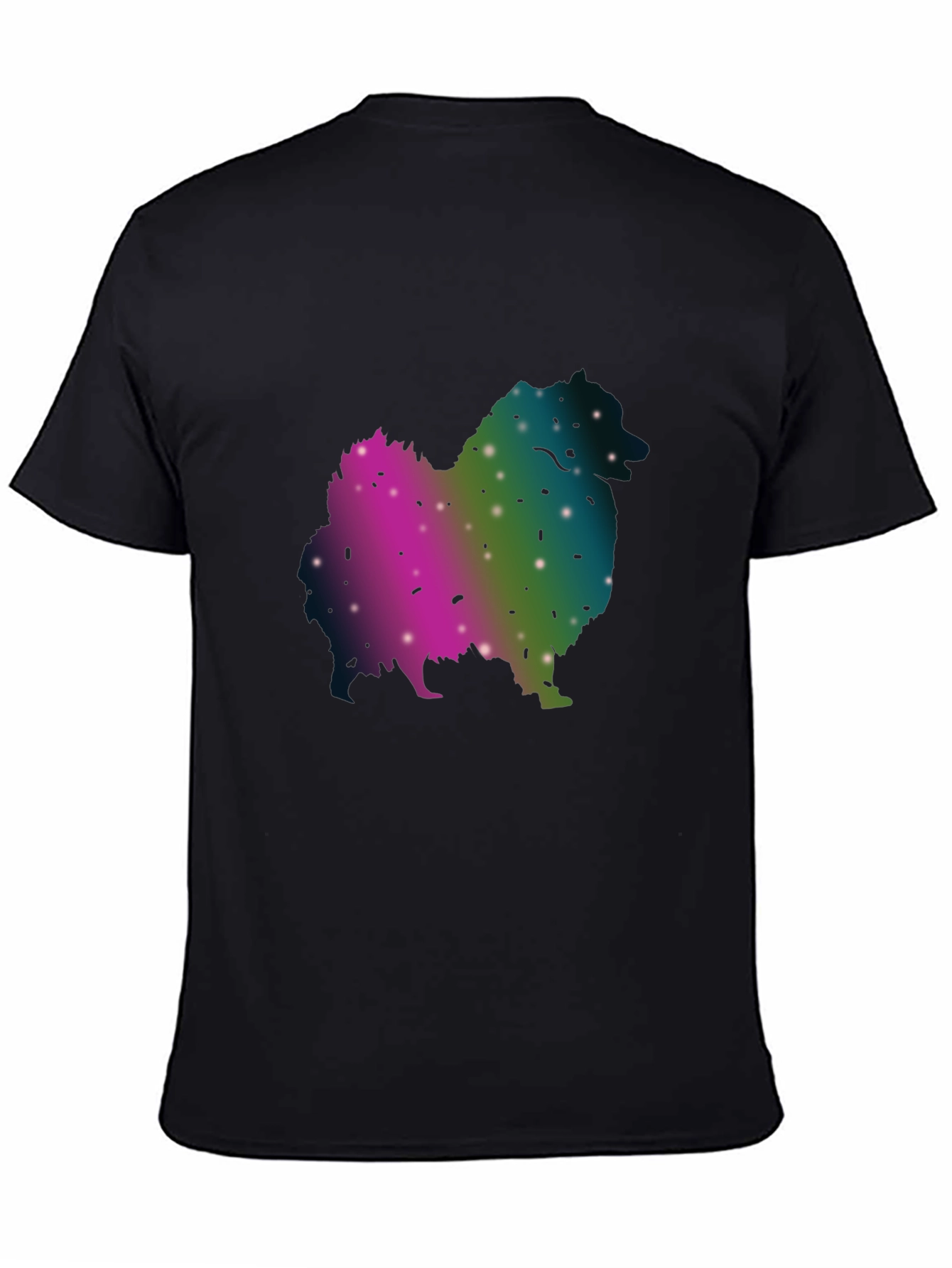 Galaxy Dog Silhouette Graphic Tee