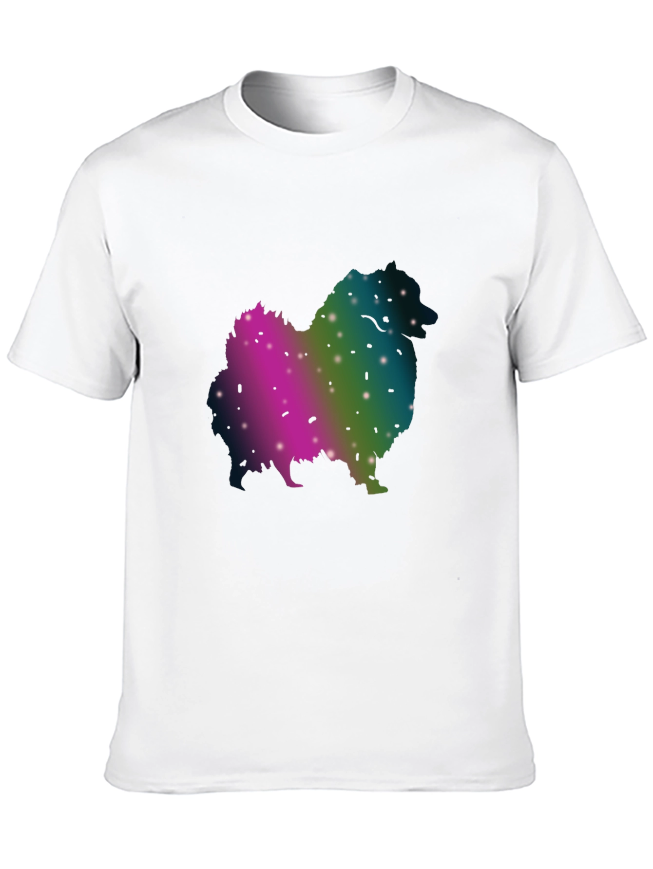 Galaxy Dog Silhouette Graphic Tee