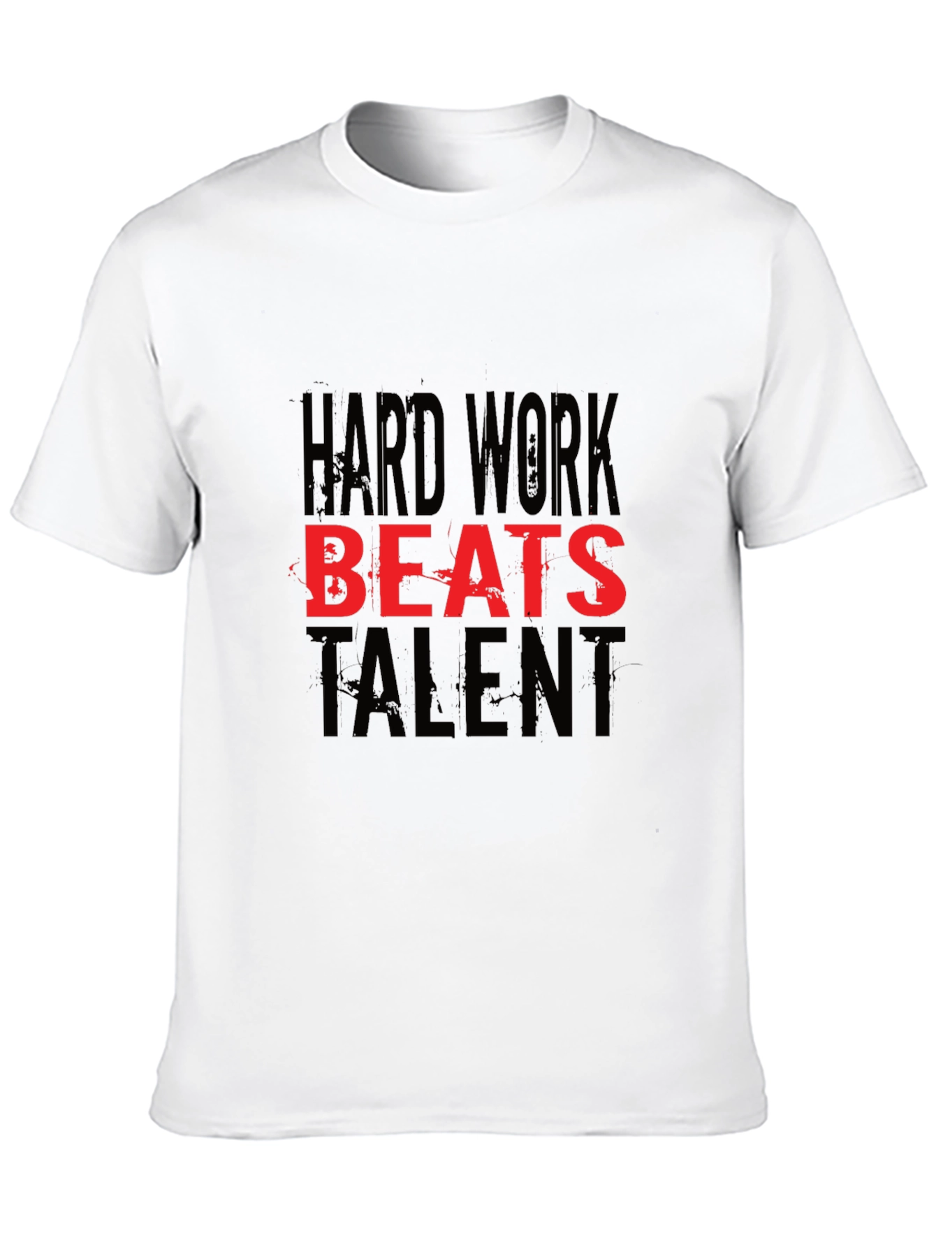 Hard Work Beats Talent Black T-Shirt