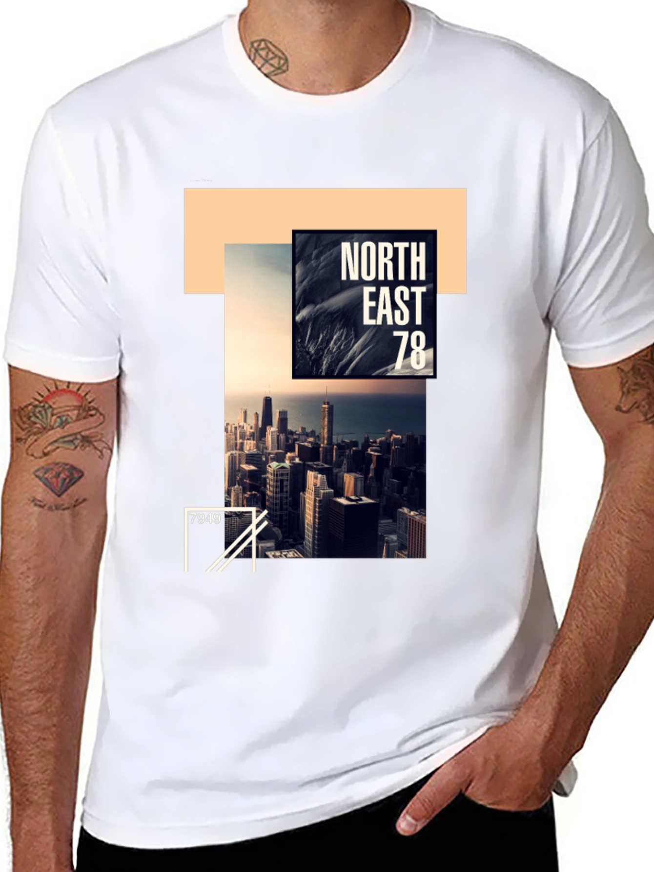 North East 78 Graphic Tee - Urban Style