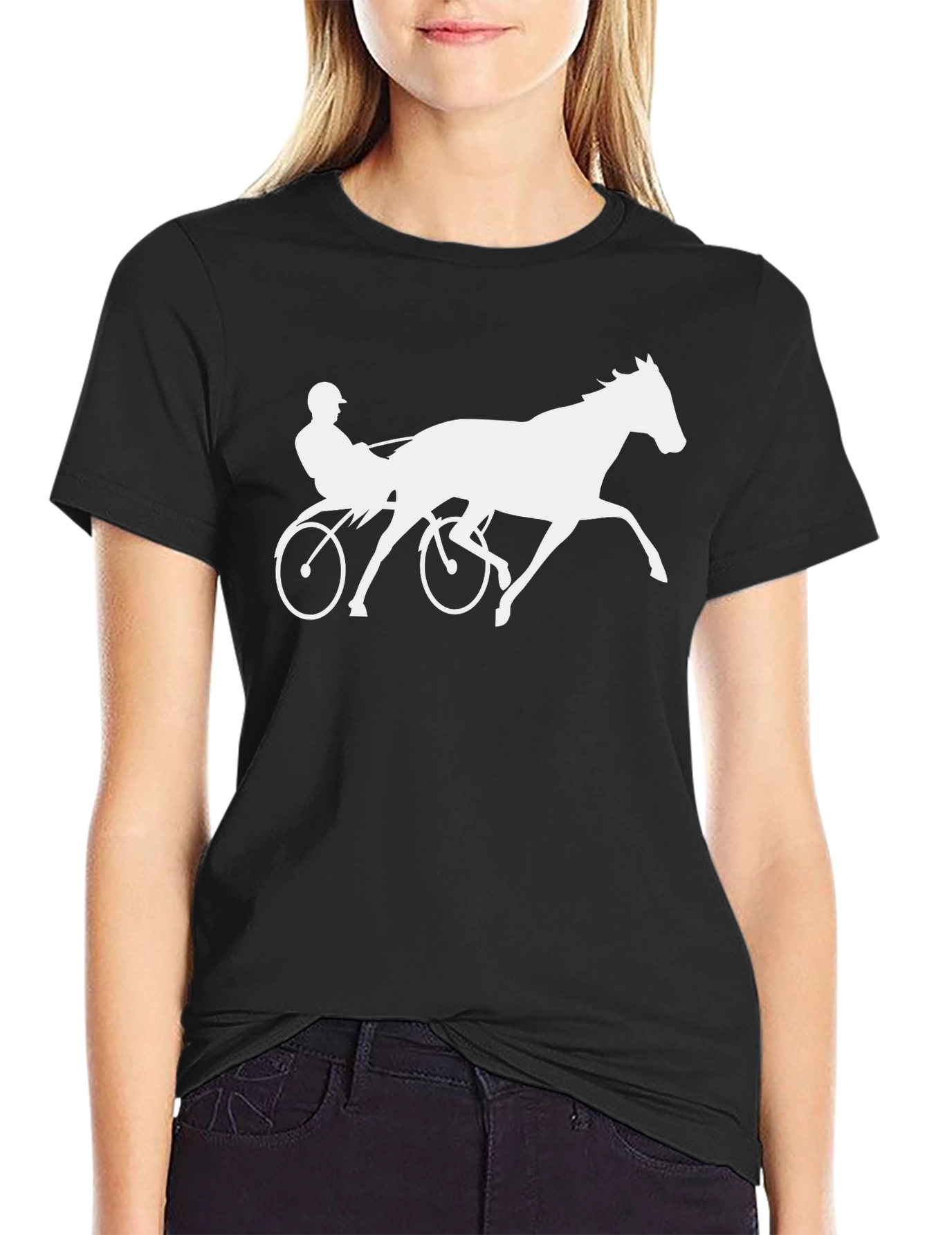 Harness Racing Silhouette T-Shirt