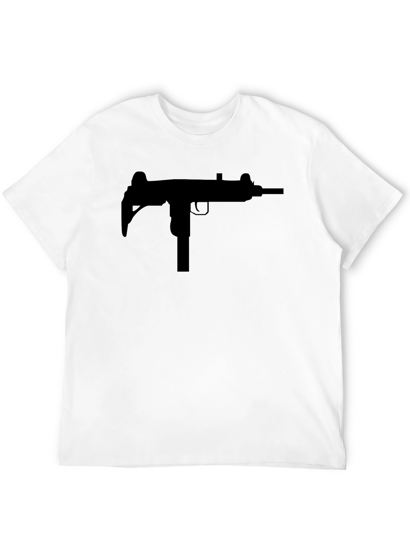 Black Uzi Silhouette Tee