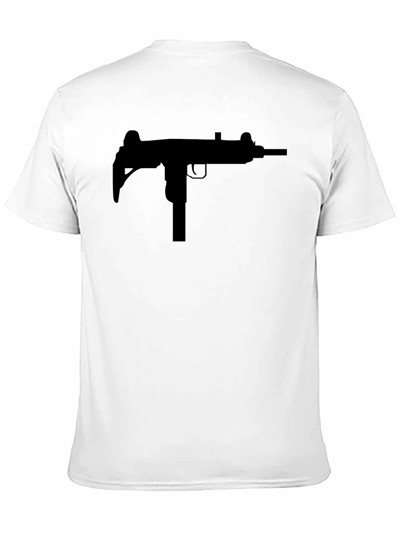 Black Uzi Silhouette Tee