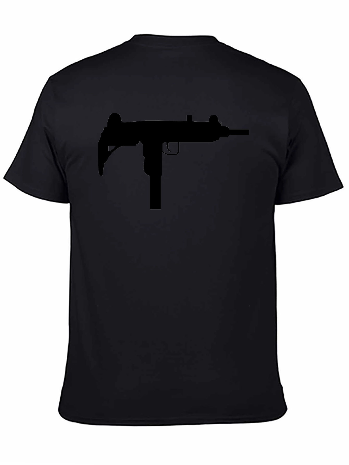 Black Uzi Silhouette Tee