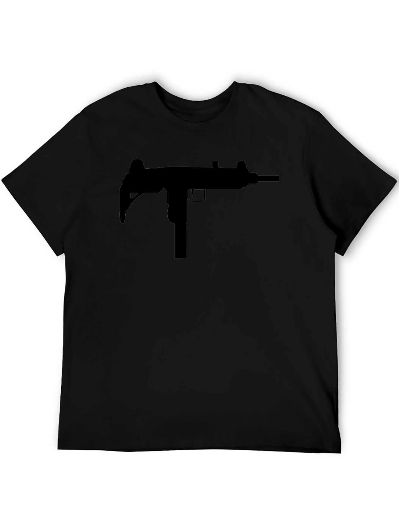 Black Uzi Silhouette Tee