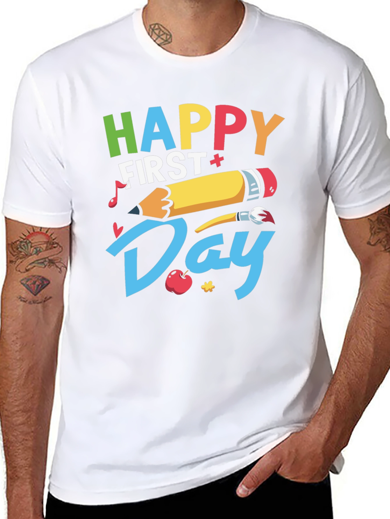 Happy First Day T-Shirt - Back to School
