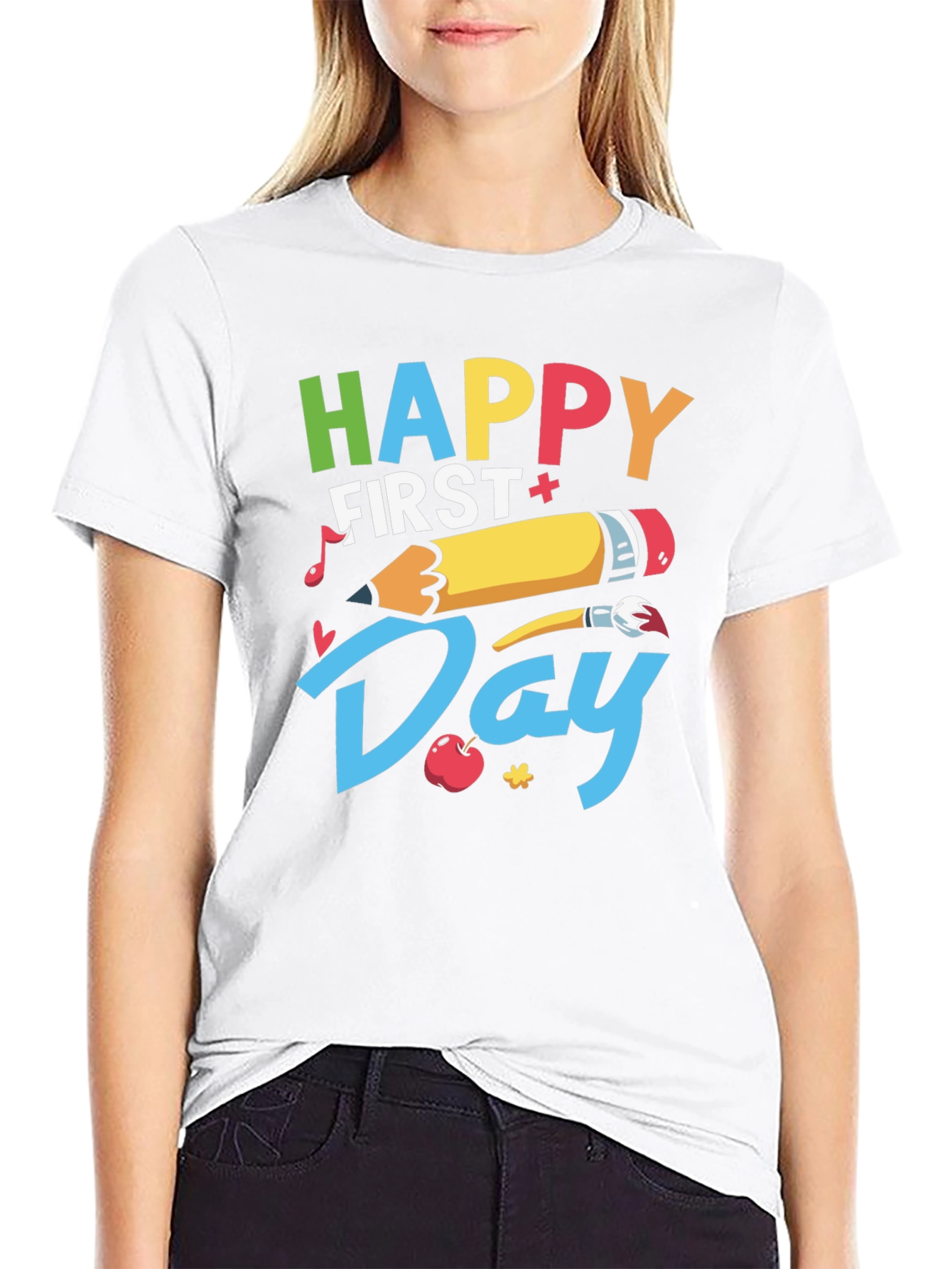 Happy First Day T-Shirt - Back to School