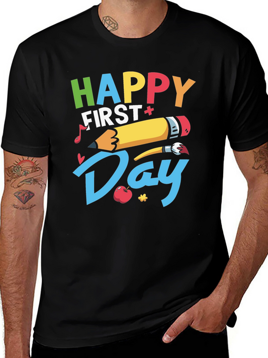 Happy First Day T-Shirt - Back to School