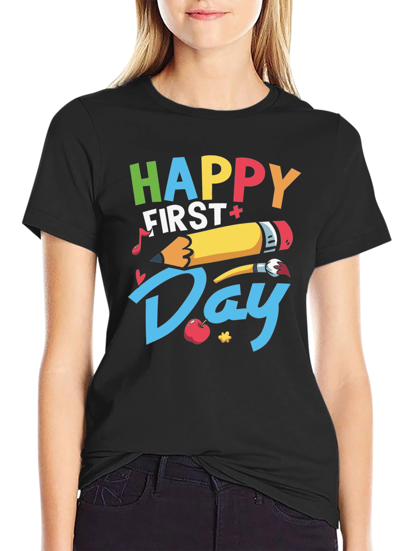 Happy First Day T-Shirt - Back to School
