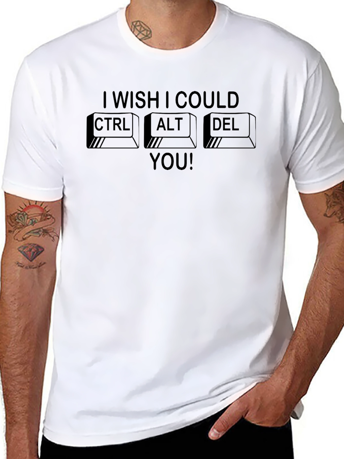 Ctrl+Alt+Delete You T-Shirt - Funny Computer Geek Tee