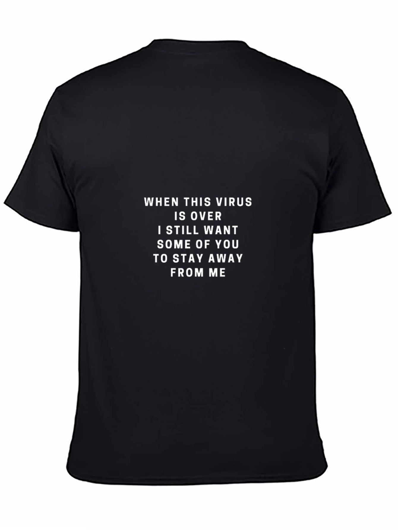 Humorous Virus Over Sarcastic Graphic T-Shirt