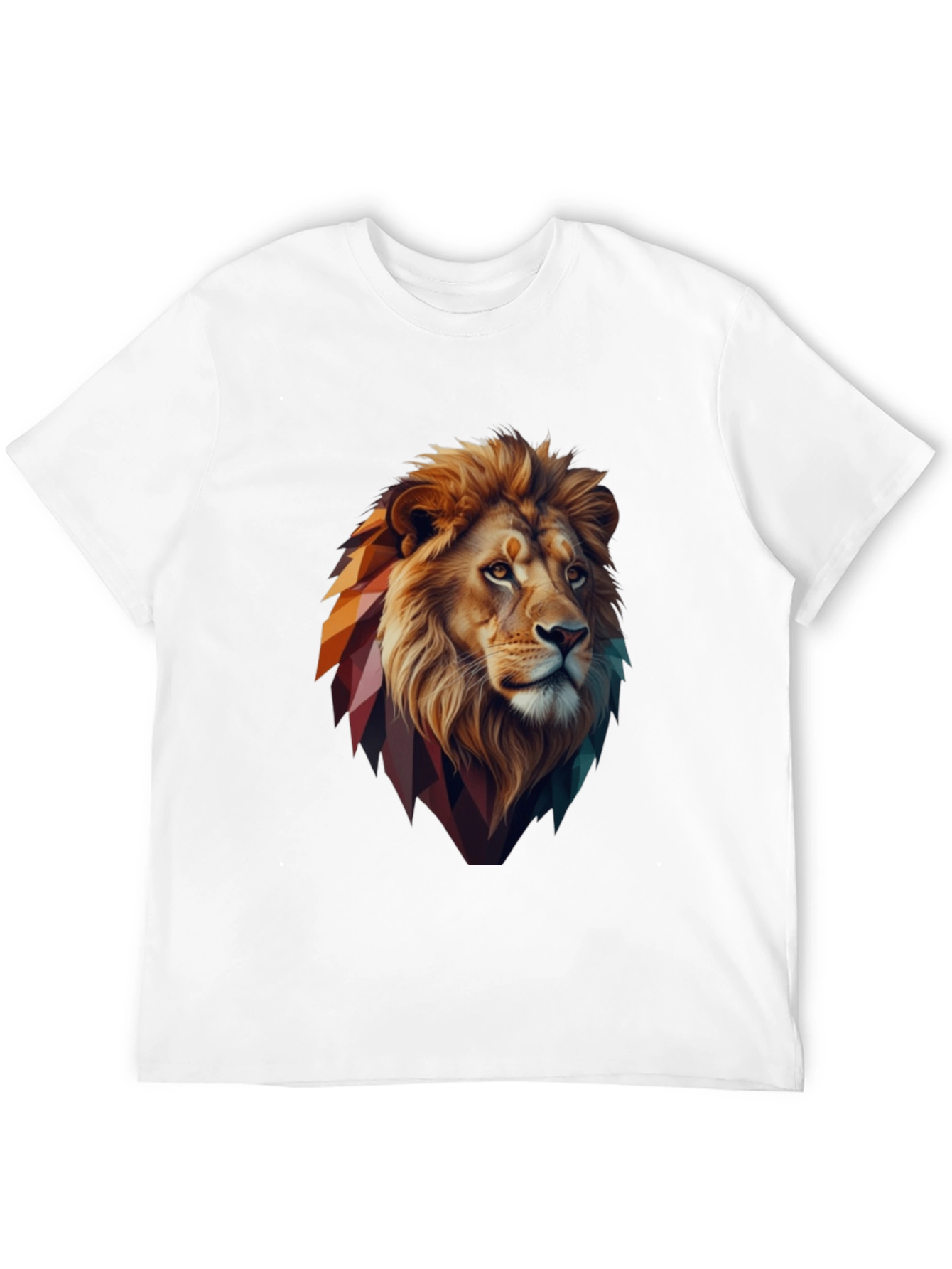 Lion Graphic Tee - Stylish Mens Black T-Shirt