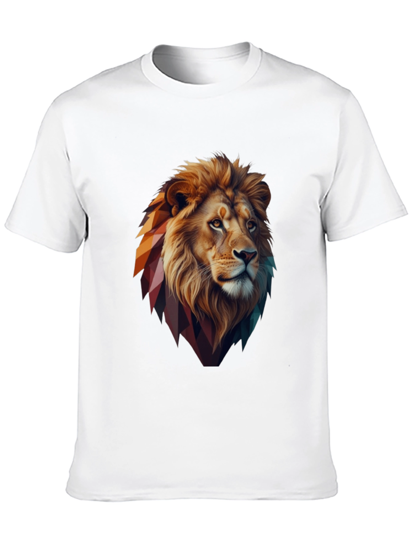 Lion Graphic Tee - Stylish Mens Black T-Shirt