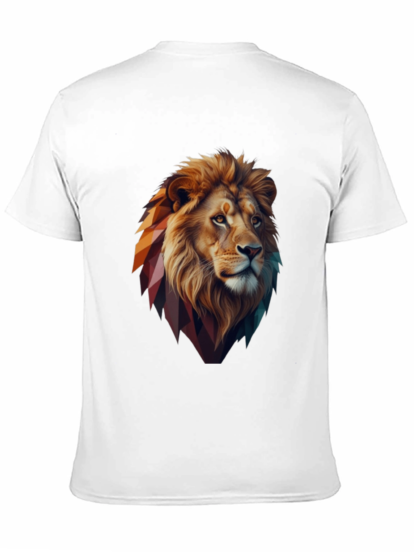 Lion Graphic Tee - Stylish Mens Black T-Shirt