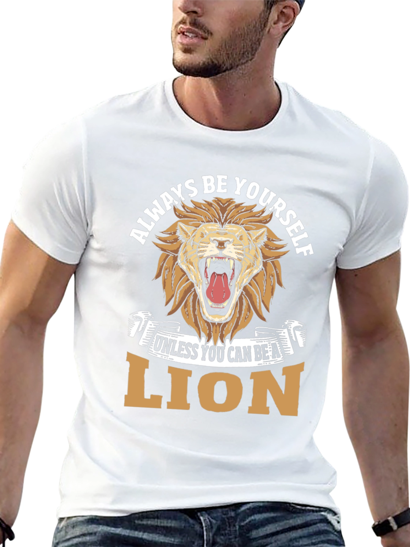 Always Be Yourself Unless Lion Graphic Tee