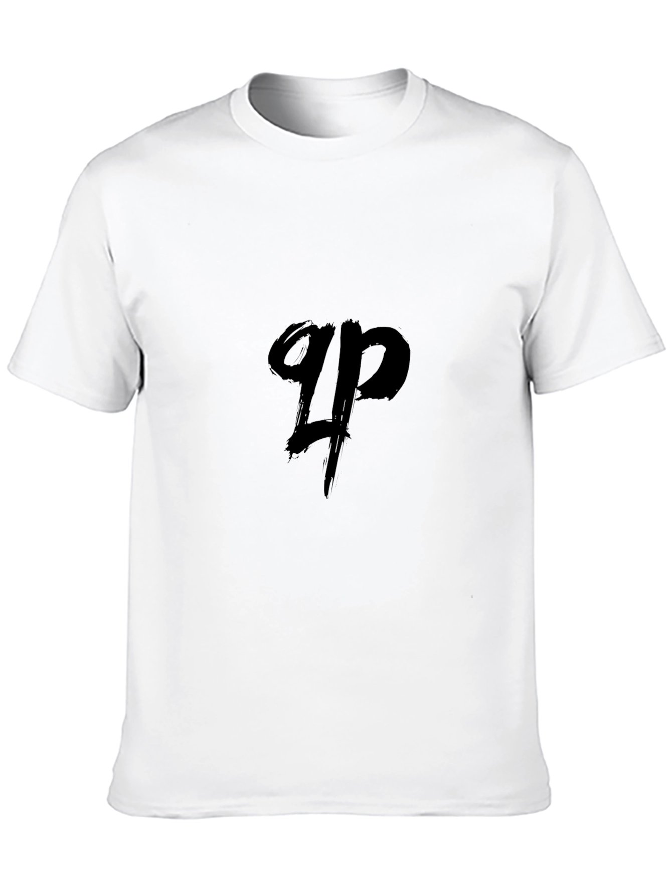 Mens Black Graphic T-Shirt - QP Design