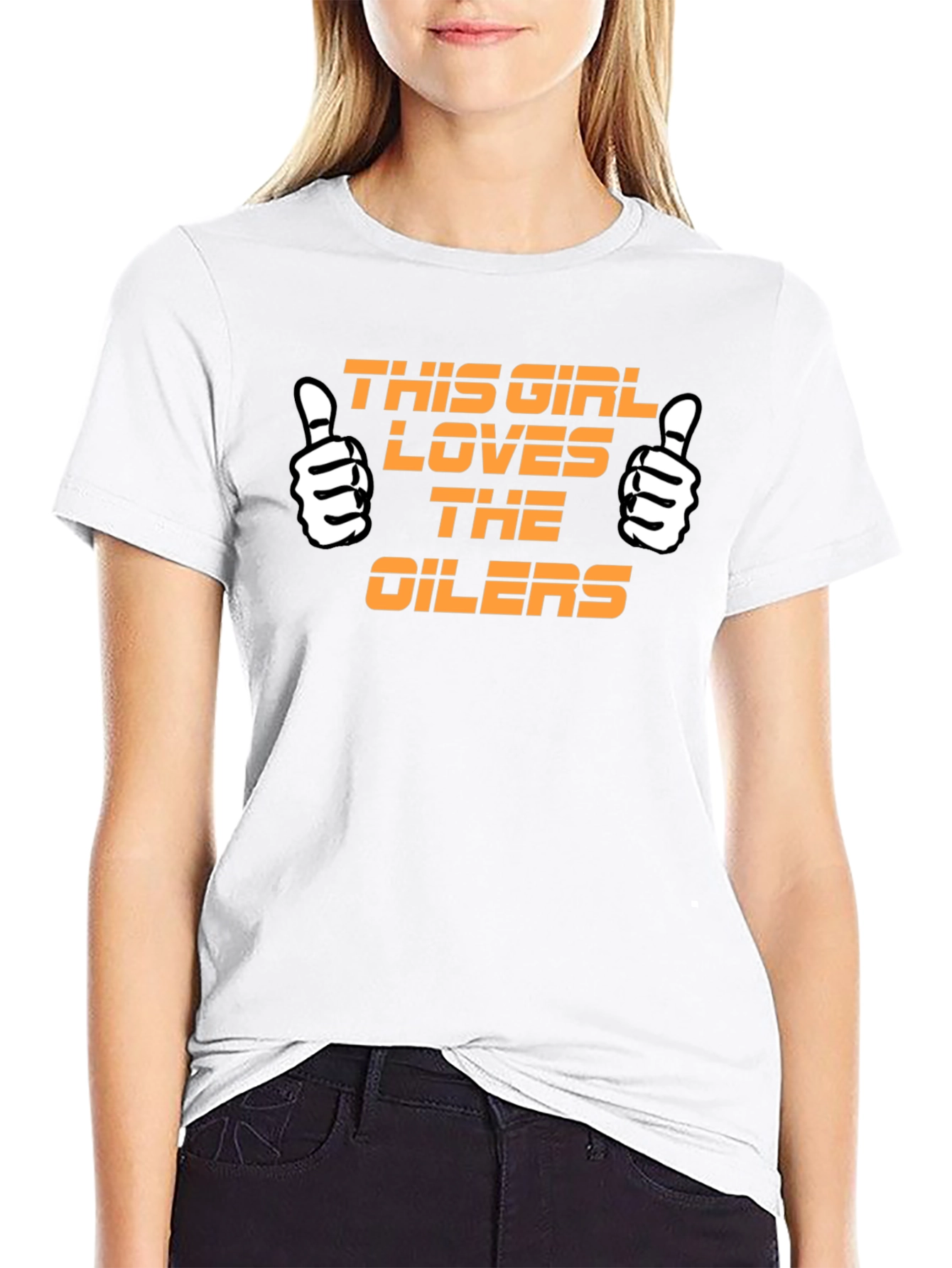 This Girl Loves The Oilers T-Shirt