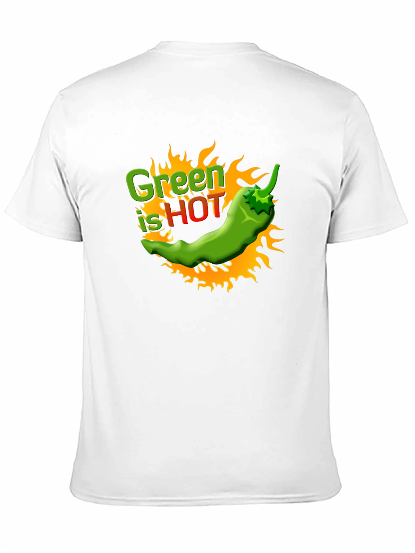 Green is Hot Chili Pepper Graphic Tee