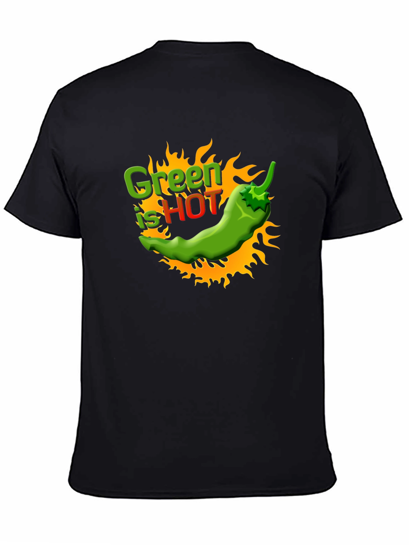 Green is Hot Chili Pepper Graphic Tee