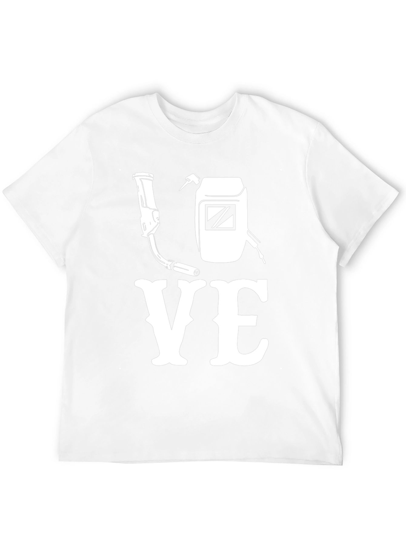 Welder Love T-Shirt - Black Graphic Tee