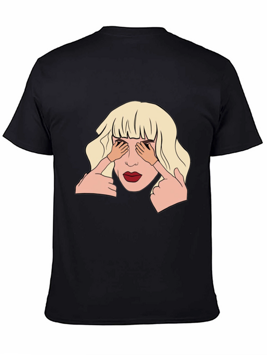 Artistic Graphic Tee - See No Evil Design