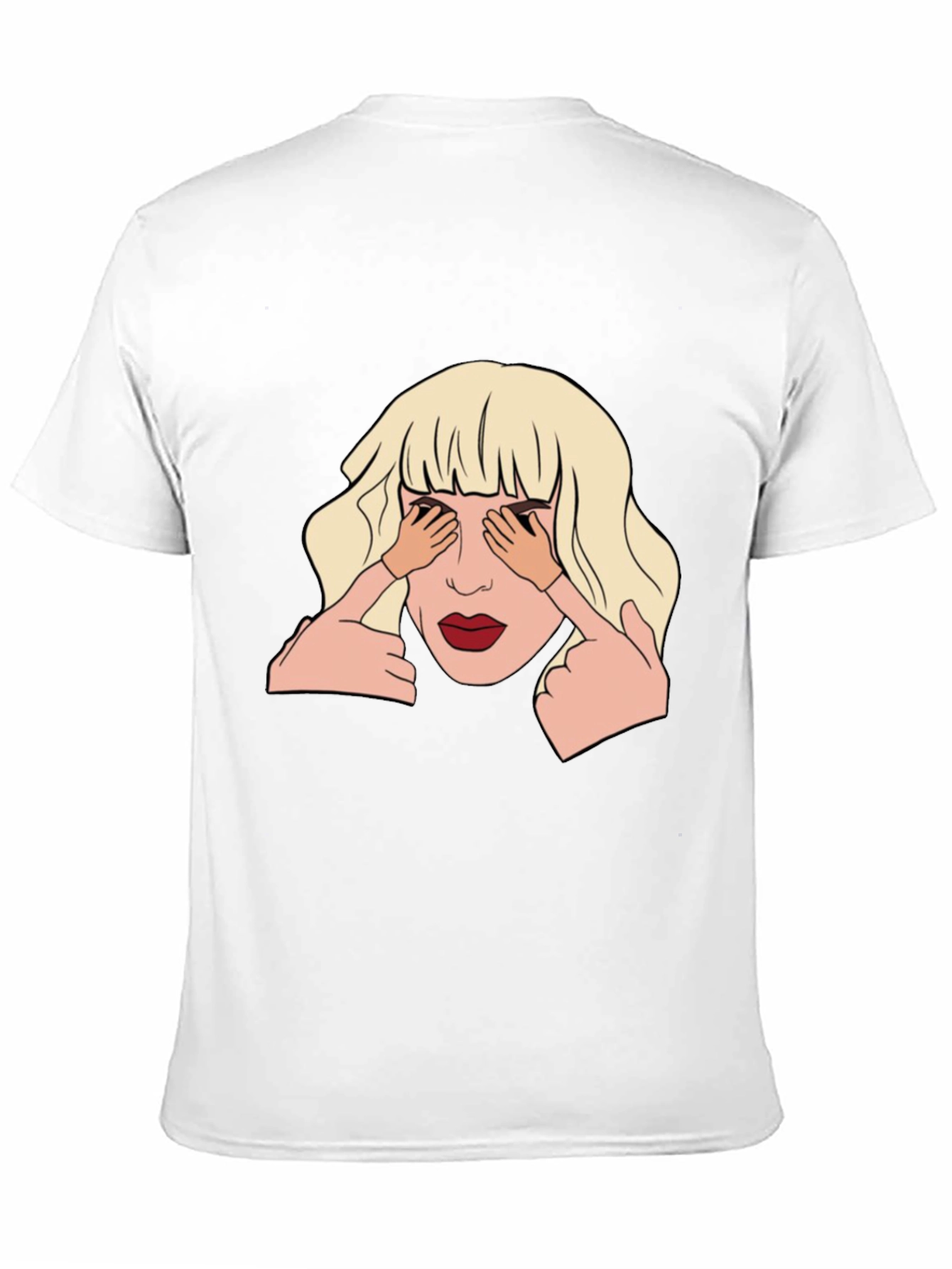 Artistic Graphic Tee - See No Evil Design