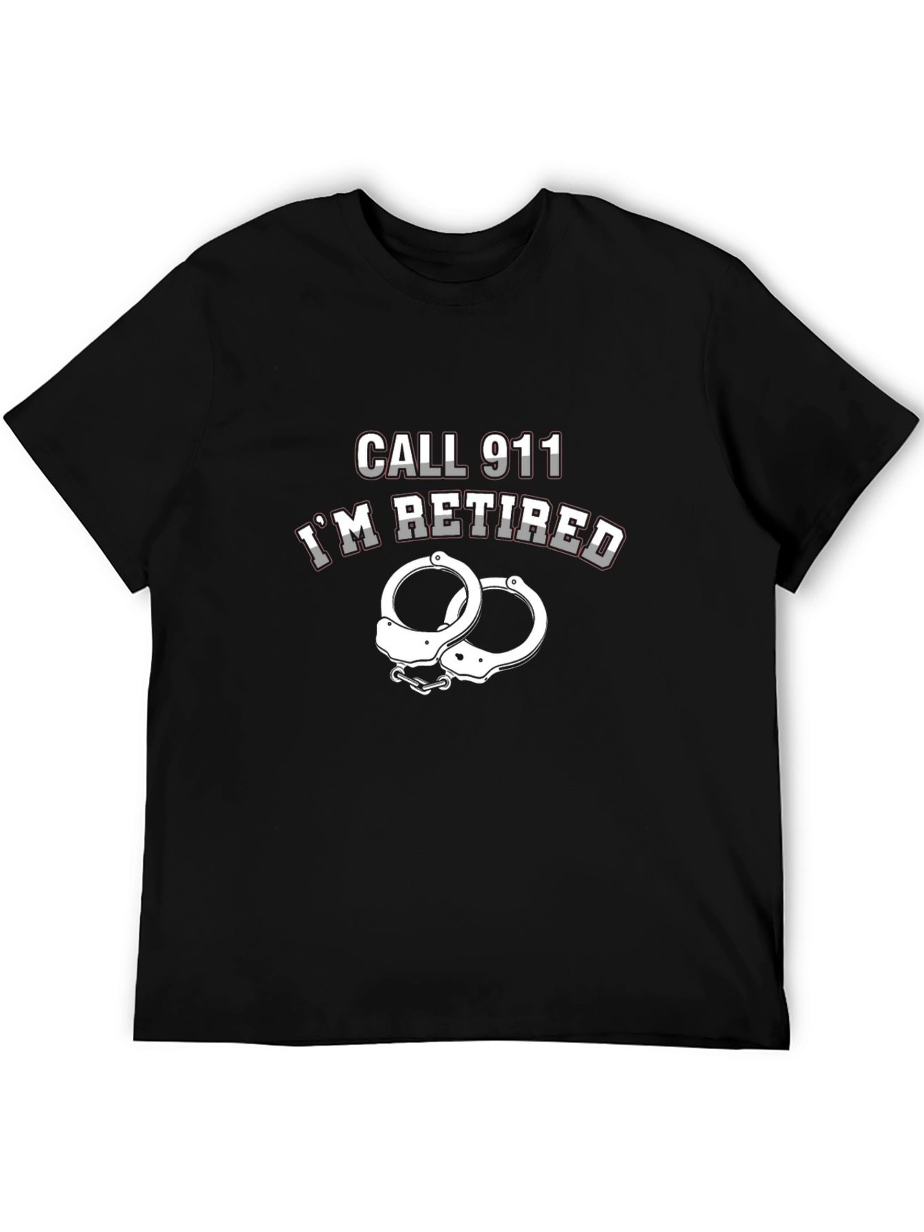 Retired Police Officer T-Shirt - Call 911