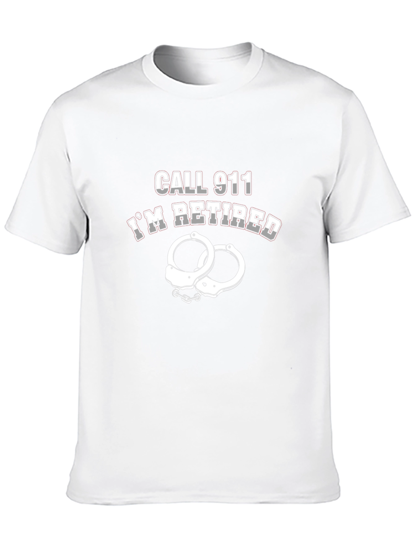 Retired Police Officer T-Shirt - Call 911