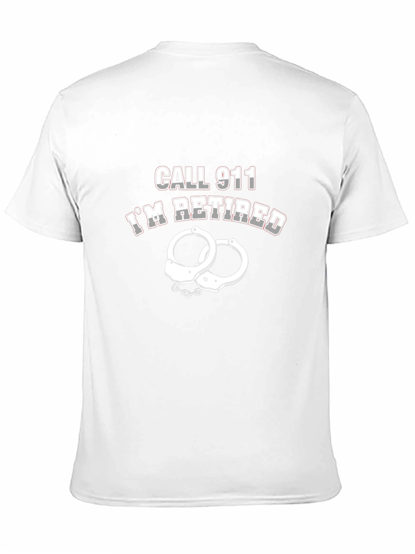 Retired Police Officer T-Shirt - Call 911