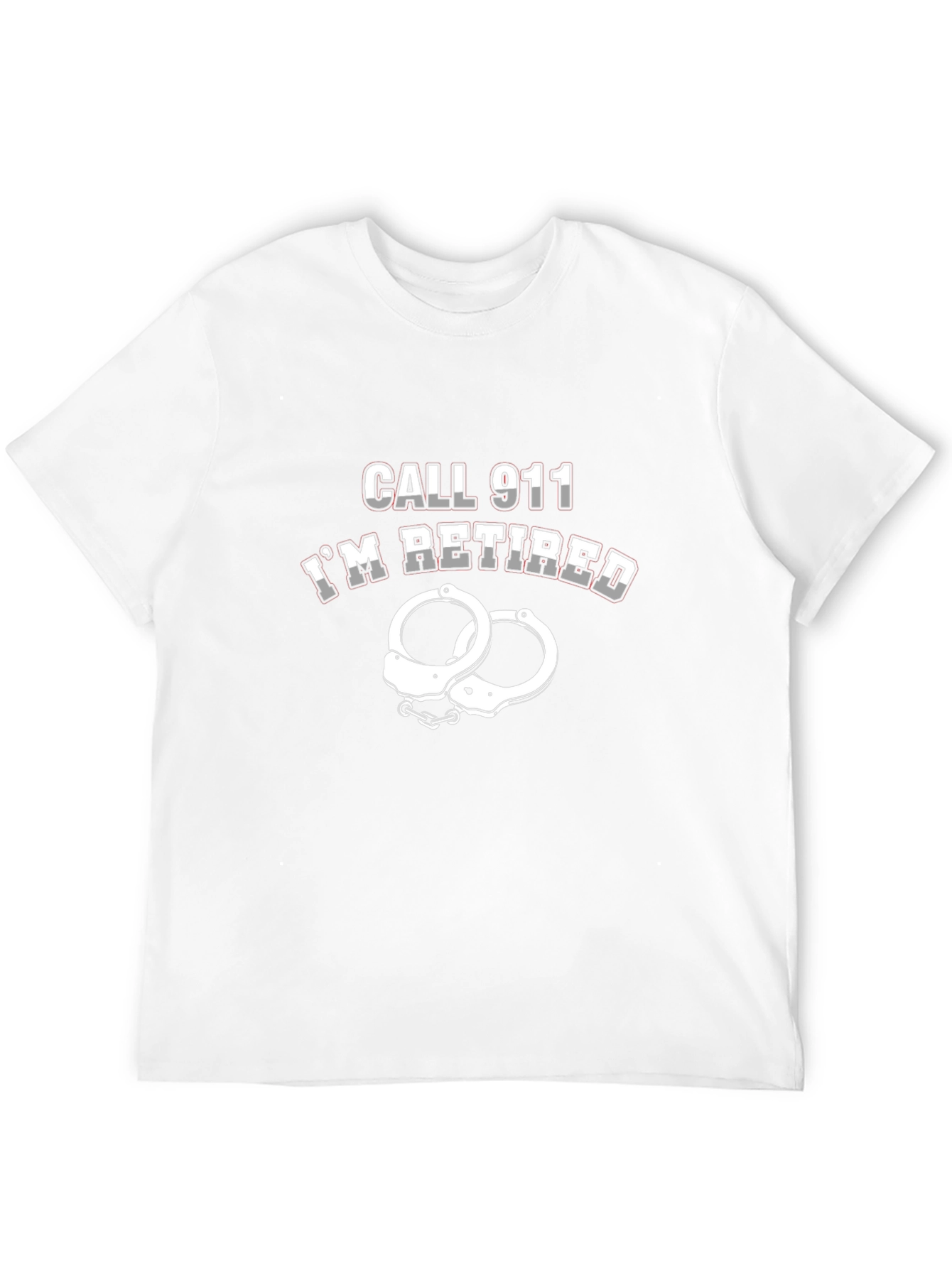 Retired Police Officer T-Shirt - Call 911