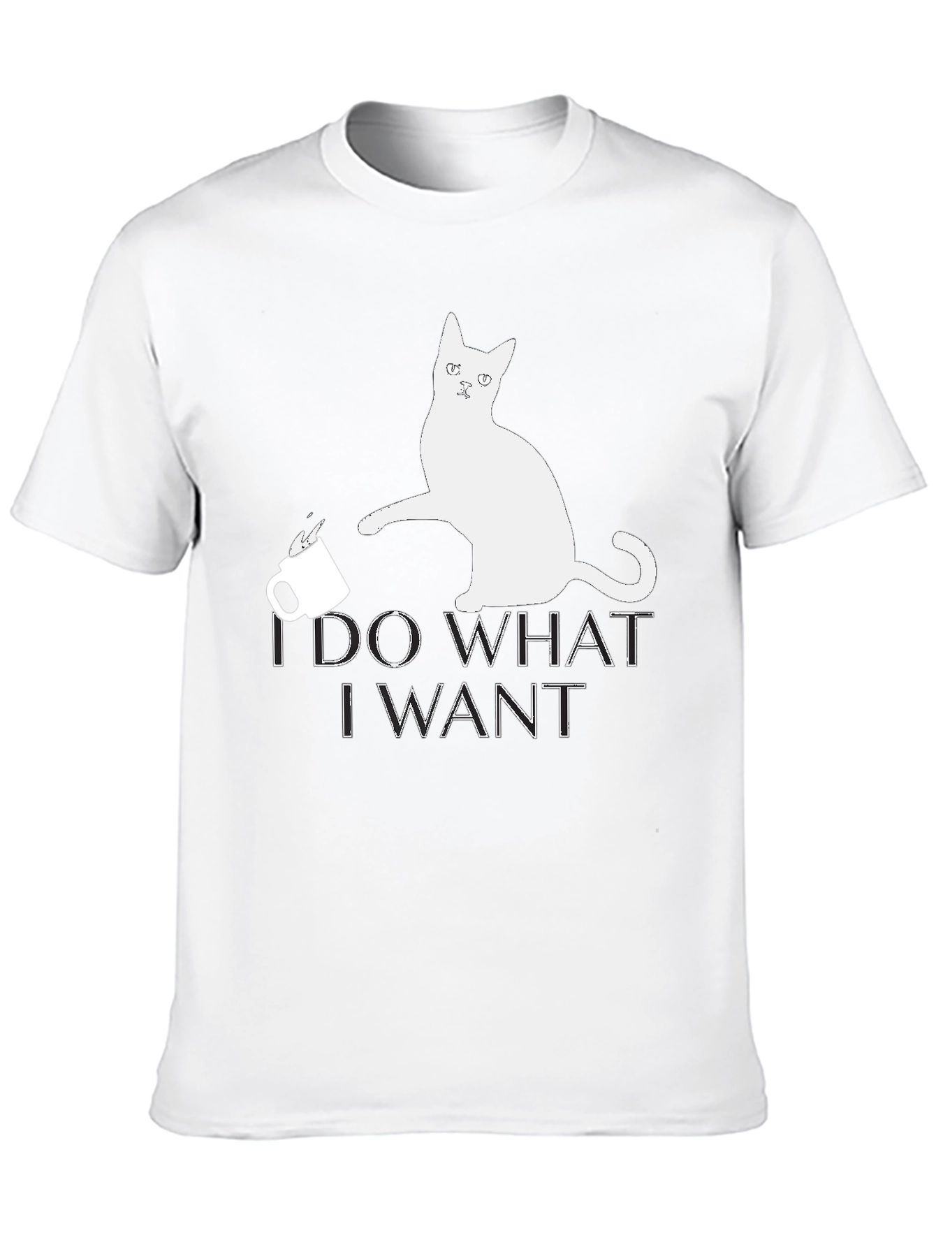I Do What I Want Cat T-Shirt