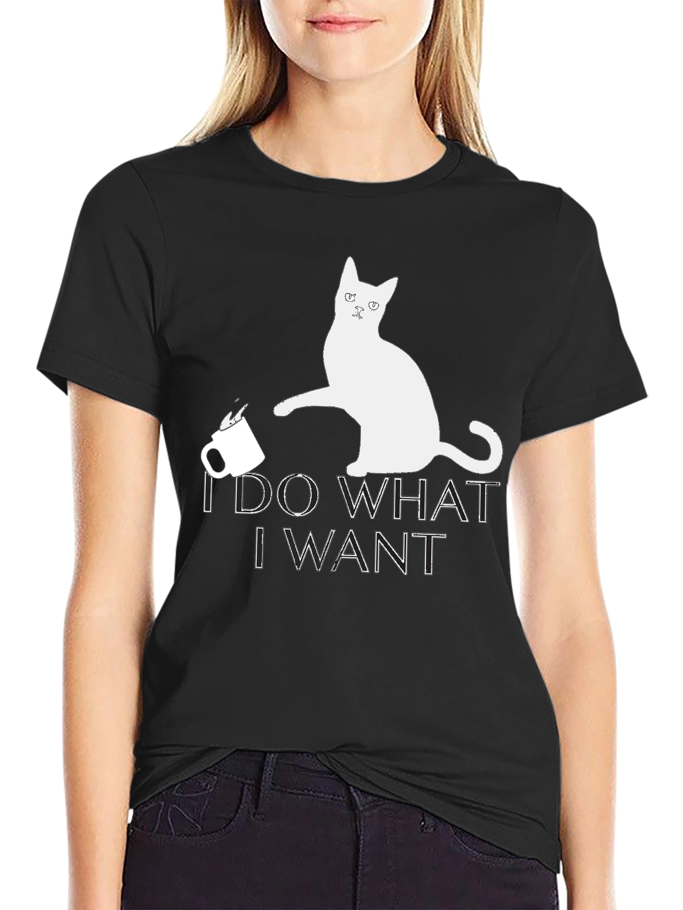 I Do What I Want Cat T-Shirt