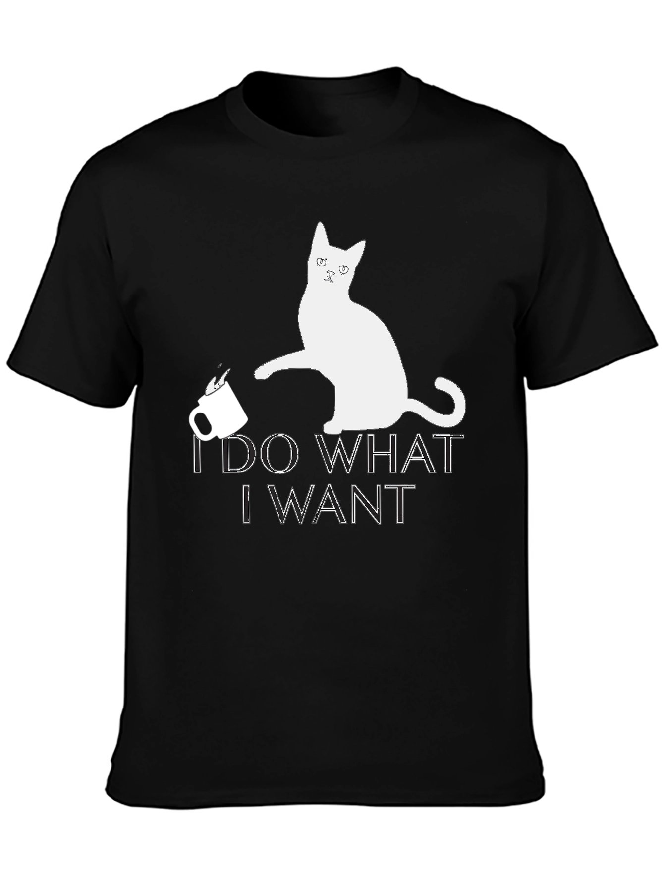 I Do What I Want Cat T-Shirt