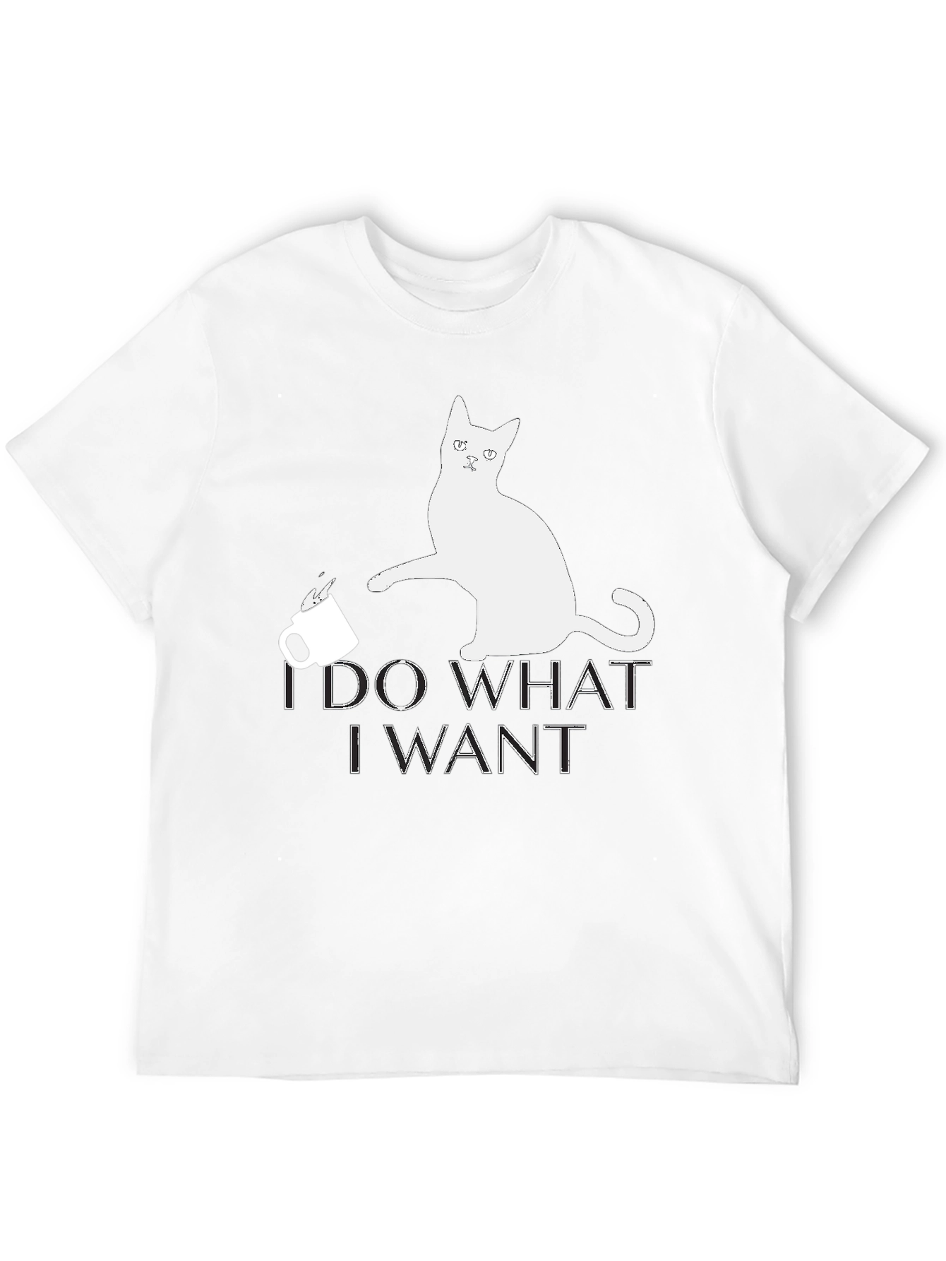 I Do What I Want Cat T-Shirt