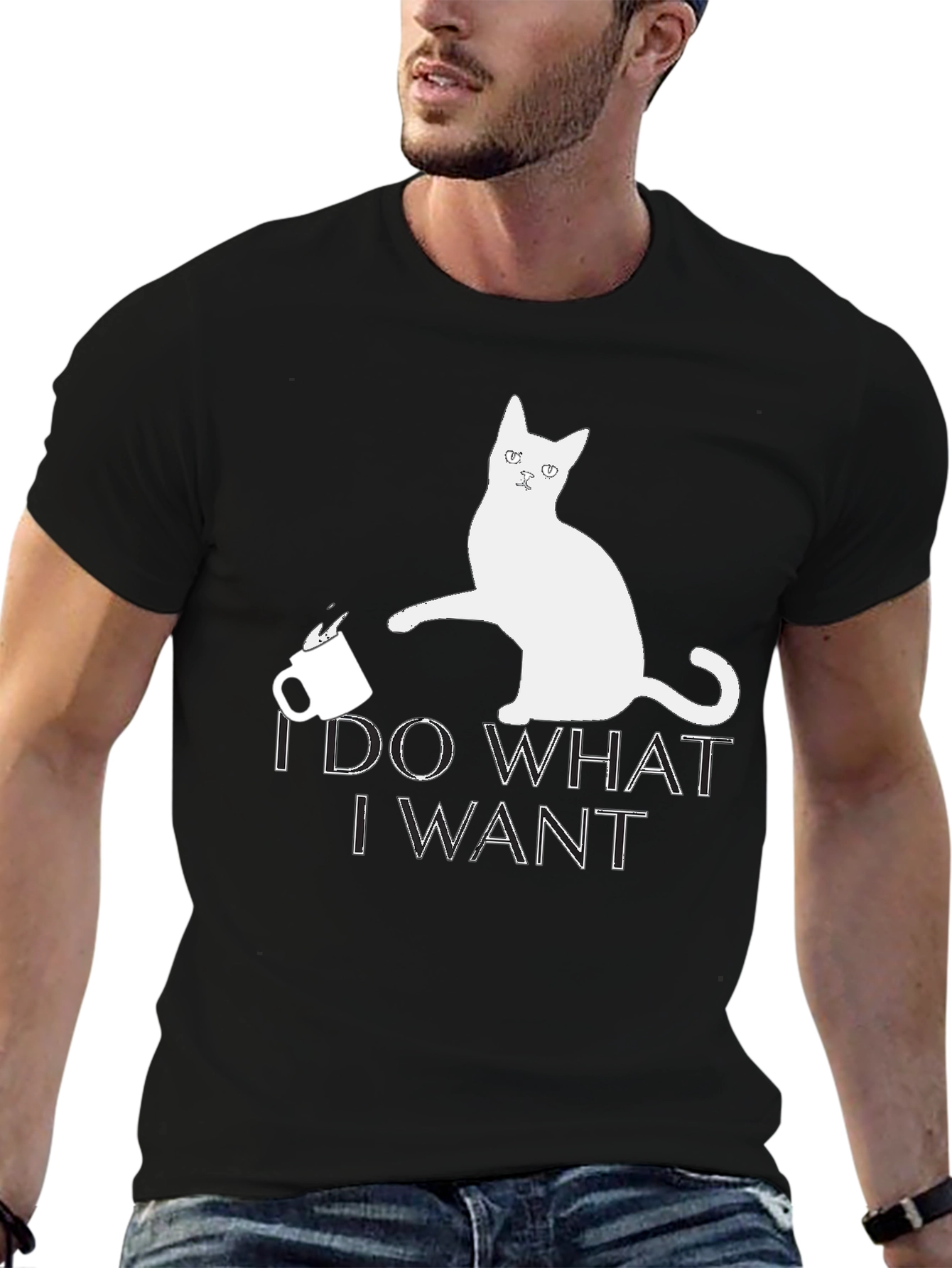 I Do What I Want Cat T-Shirt