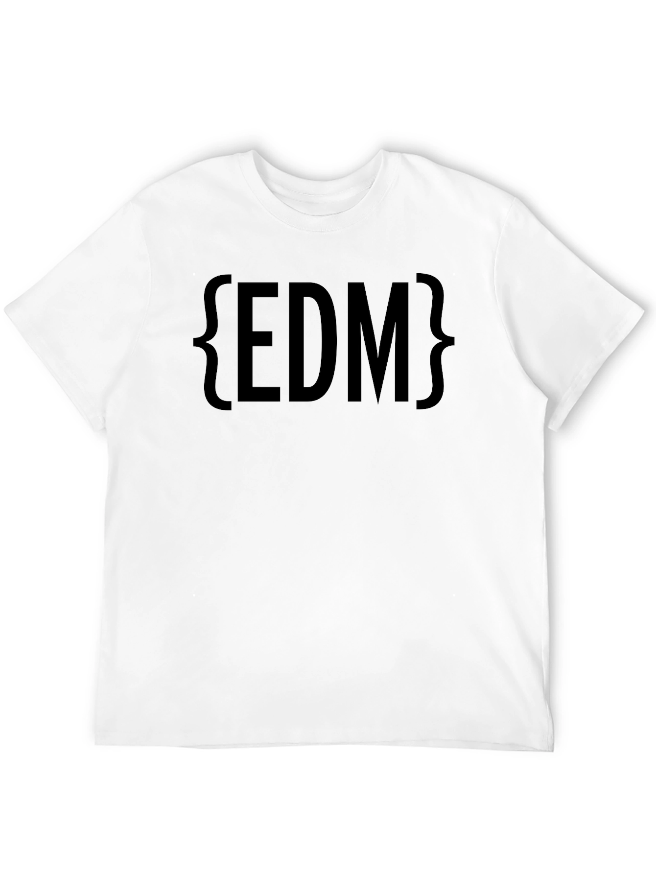 EDM Graphic Black T-Shirt - Electronic Dance Music Tee