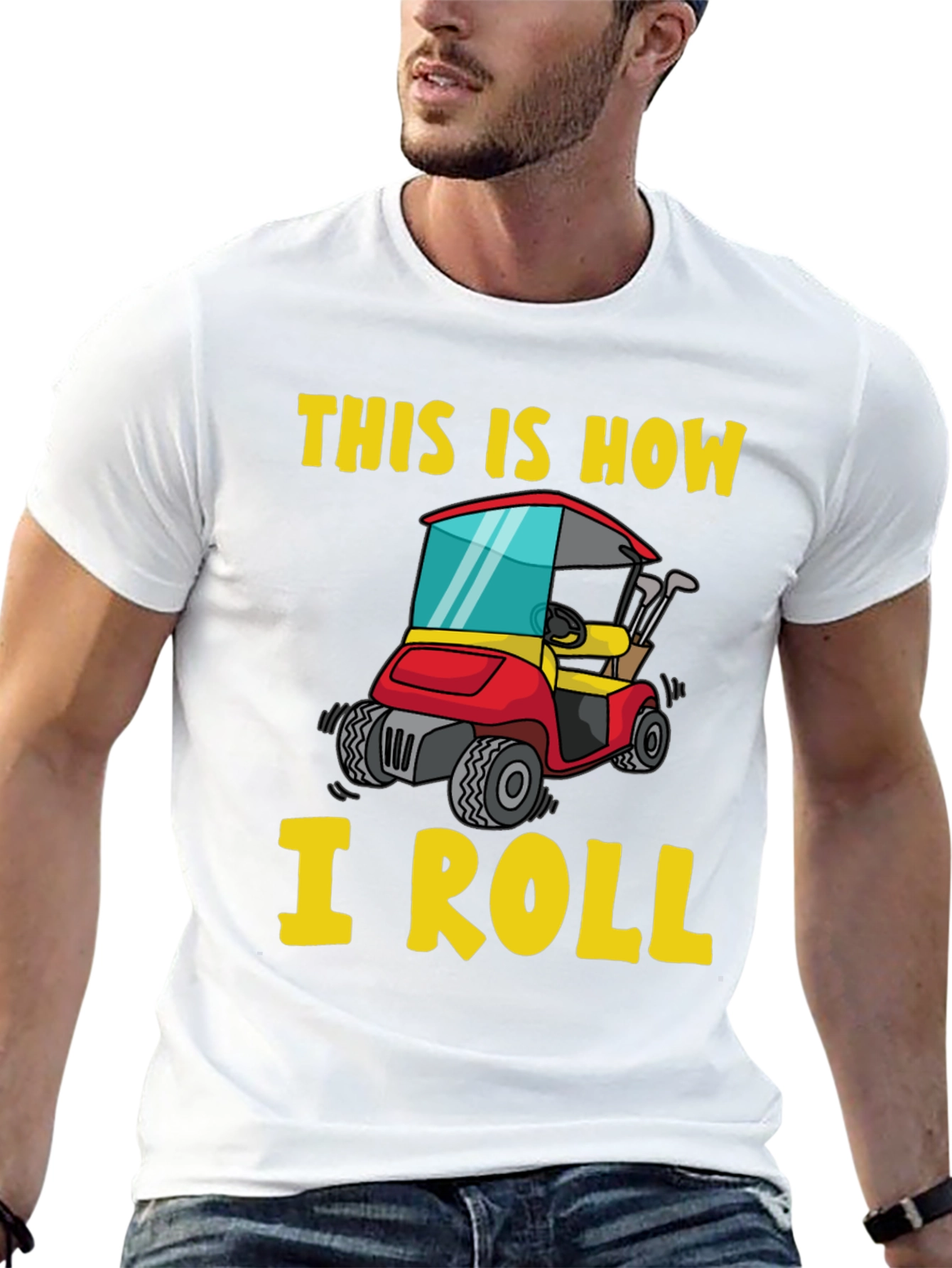 This Is How I Roll Funny Golf Cart T-Shirt