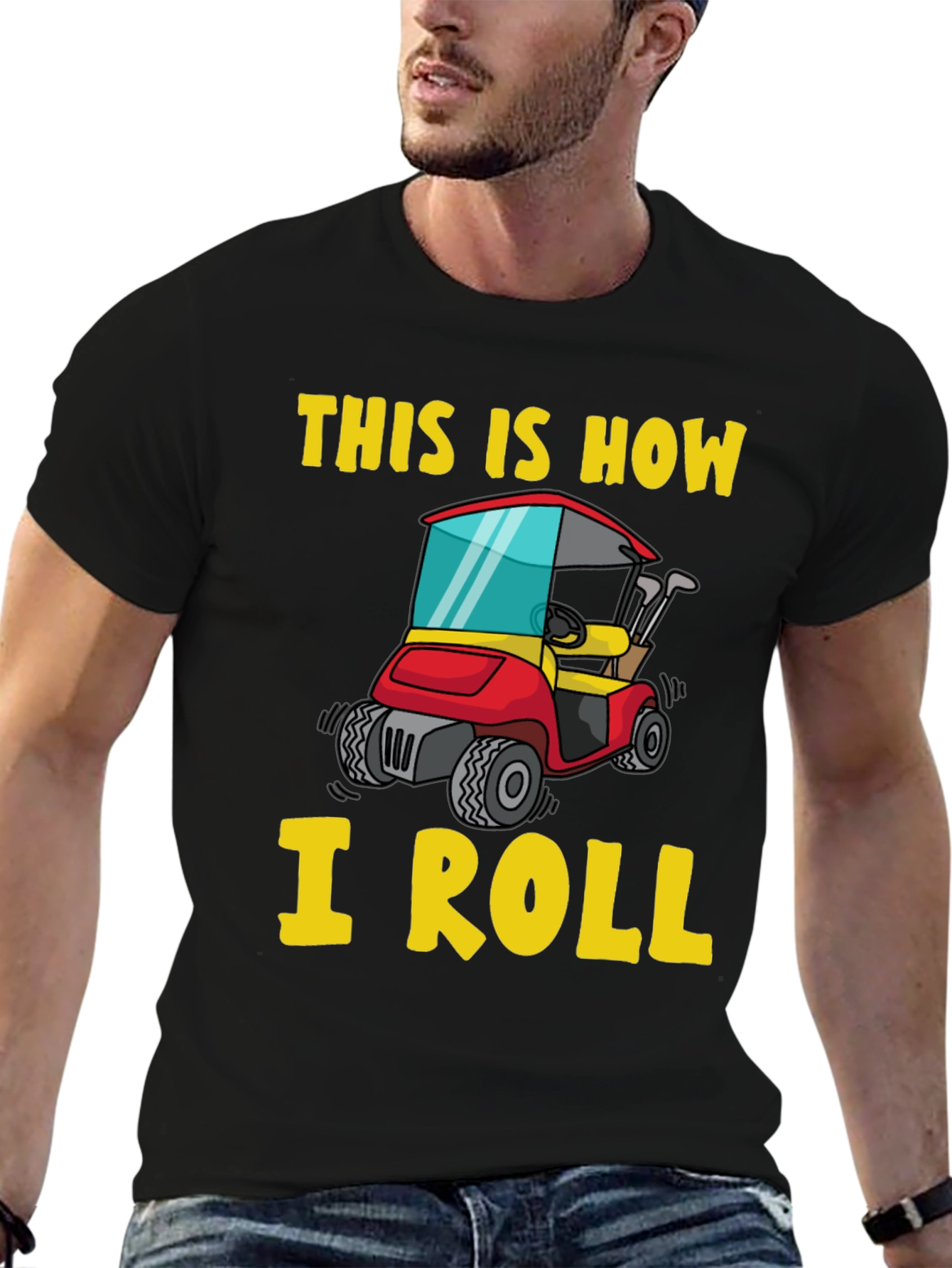 This Is How I Roll Funny Golf Cart T-Shirt